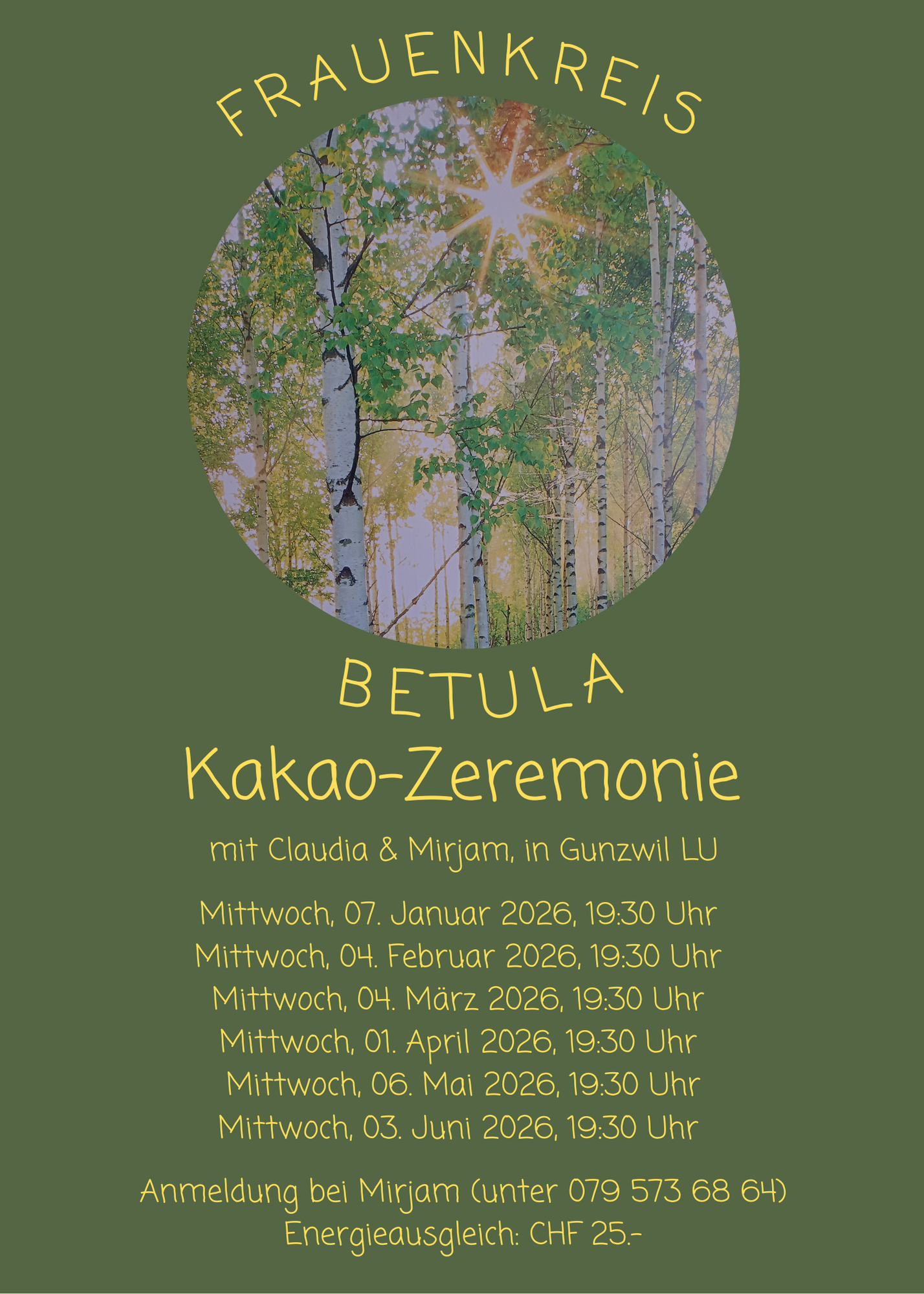 Einladung Kakao-Zeremonie