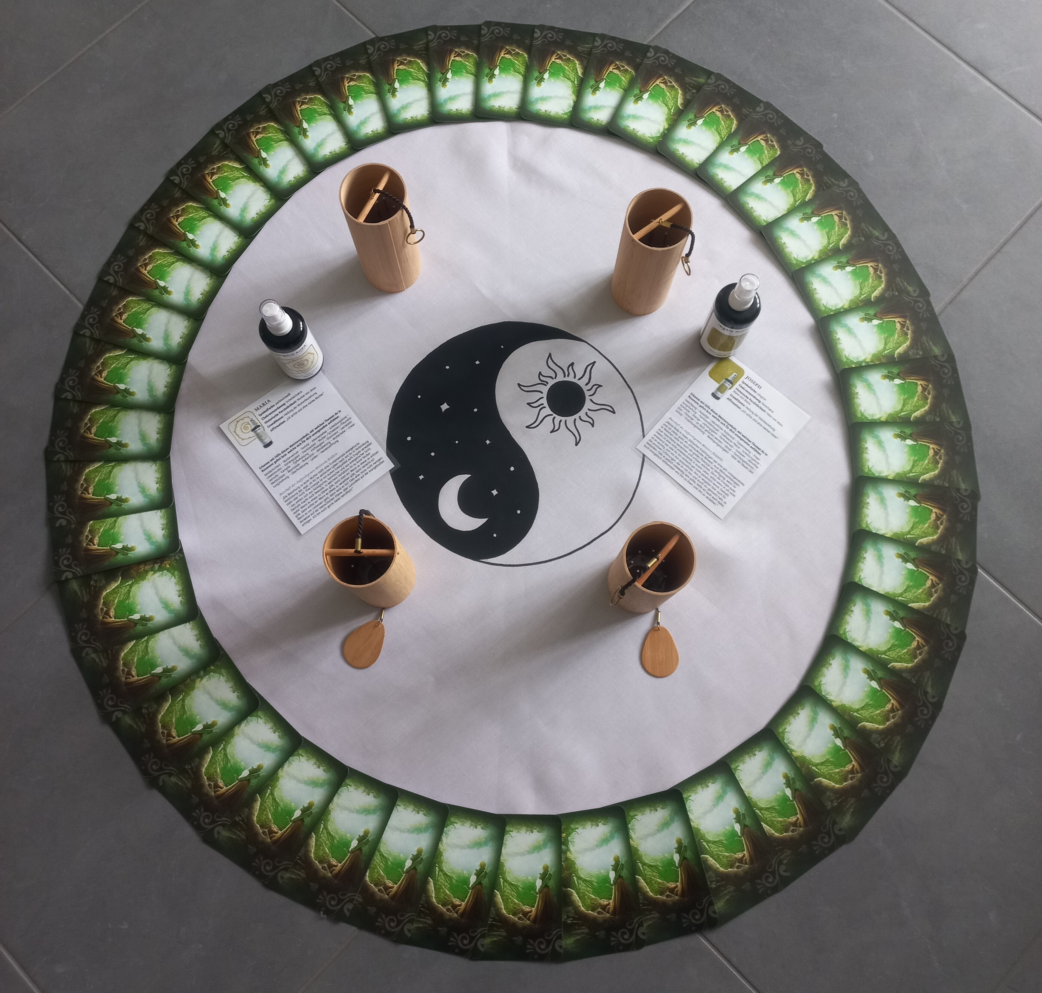 Kreismitte Yin & Yang